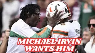 Michael Irvin goes all-in to recruit Deion Sanders&rsquo; former five-star lineman