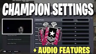 The Best *UPDATED* Champion SENSITIVITY and SETTINGS in operation Shadow Legacy - Rainbow Six Siege