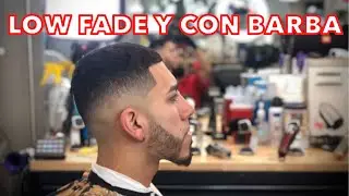 PEINE #2 ARRIBA CON UN LOW FADE Y LA BARBA