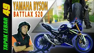 BRIDGESTONE Battlax S20 Hypersport 200/50-17 feat  Motor Byson Modifikasi Tapak Lebar