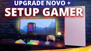 MEU Setup Gamer Barato Completo 2022 MINIMALISTA pra Jogos e LIVES + UPGRADE FIFINE A6T EM 2022