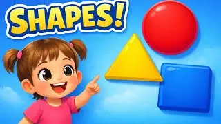 Learn Shapes 1&ndash;6 with Fun Music 🎵 | Toddler Phonics & Counting Song