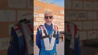 Our 🏆 World Champ 🎙️ Eisa Al Ali #DubaiGP #XCAT #DIMCUAE