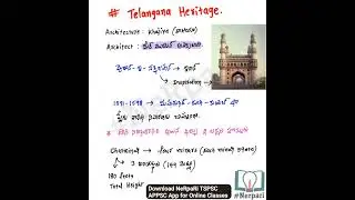 # TSPSC Group 4 || Telangana Heritage #tspsc group4