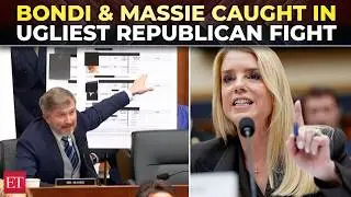'I caught you red-handed!': Epic clash between Thomas Massie & Pam Bondi over Epstein Files cover-up