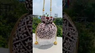 Potli bag | How to make potli bags || wedding potli bag #potlibags #matka #diy #fashion  #diybags #