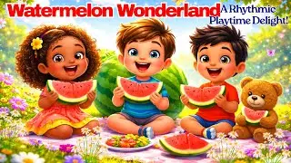Watermelon Wonderland! | A Rhythmic Playtime Delight | A Catchy Rhyme for Little Ones | Kids Songs