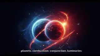 vid#2 planets, conjunction, combustion, luminaries