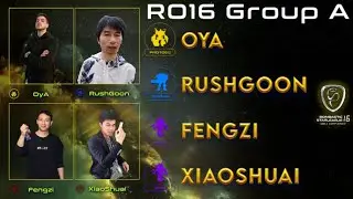 BSL16 - RO16 Group A - OyA, RushGoon, XiaoShuai, Fengzi - StarCraft BroodWar Remastered Tournament