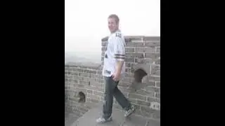 Aaron Rodgers Championship Belt meets the Great Wall