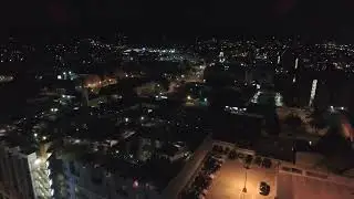 city night lights and empty streets