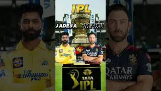 Ravindra Jadeja vs Glenn Maxwell In Ipl ⚡#shorts #youtubeshort #viral #cricket #ipl #surajeditz275