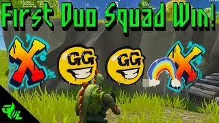 First Time Getting Duo Squad Win||Fortnite