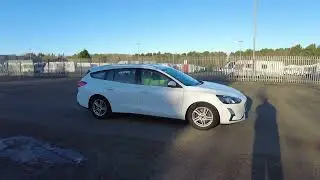Ford Focus Estate - Diesel, White, 2019 - LG69 YZN