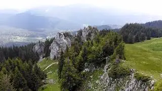 Aerial Mountain View Of The Wilderness - Carpathian Mountains