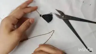 DIY LONG चैन EARRINGS | HOW TO MAKE AT HOME               #CRAFTSATHOME #earrnigs #chainearrings