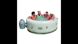 SaluSpa Paris AirJet Inflatable Hot Tub w  LED Light Show Review
