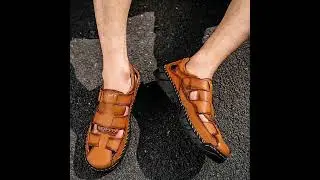 🌟【MEN'S COMFORTABLE LEATHER SANDALS】🌟   #shoes #fashion #sandals #streetwear