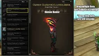 Dragonflight Season 1 PvP & Elite Sets