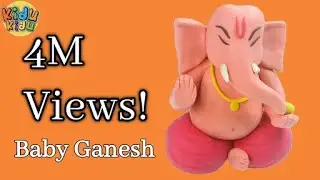 Baby Ganesha with Play Doh | How to make Ganesh Idol Play dough Model