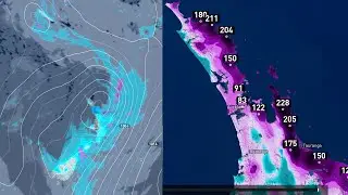 Tue Update: TWO Low Pressure systems bring rain