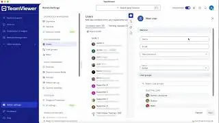 How to manage users and assign roles in TeamViewer Remote