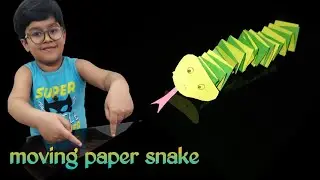 Origami Paper Snake Craft | Paper Toys | Moving Paper Snake | Amazing Paper Snake -- NandusDen