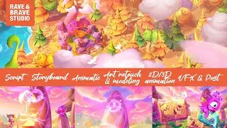 Game Story Promo 05 - full pipeline by one Motion Designer