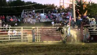 Steve Plummer - 2nd place Bull Riding - Goodells MSRA Rodeo