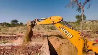 JCB Backhoe 3dx Home Foundation Filling sand  | Jcb working video ?