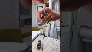 Connecting the chain for blinds #blinds #chain #conection #diy #romenblinds #reels #homedecor