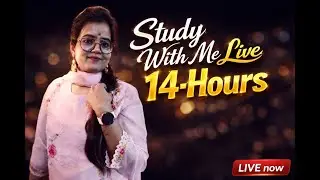 14-HOURS LIVE🔴/ STUDY WITH ME 📚 / POMODORO 180/15 | Silent study | music🎶#studywithme #upsc #neet