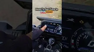 digital meter me time kaise set kare #automobile #tvsraider #motovlog #tvsmotors #bike review #tvs