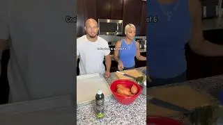 #cooking Salmon, Asparagus, Baked Sweet Potatoes, & Corn #dinner #explore #fyp #food #shorts