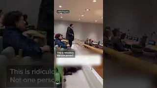 Pro Palestine protesters interrupted a UN discussion on commemoration and prevention of genocide