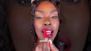 Powermatte High-Intensity Lip Pencil Red Shades Try-On