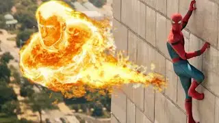 The Human Torch in Spider-Man: Homecoming