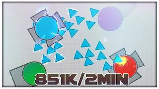 DIEP.IO | 850K (Edited to be in 2minutes) | 4Team
