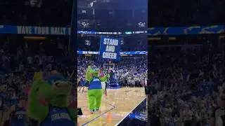 Stuff Gets The Fans Cheered Up For Game 3! 💚🏀💚🏀