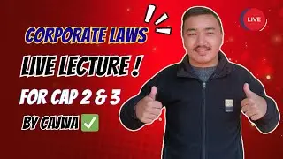 Nepal Chartered Accountants Act 2053 || Second Last Live Lecture by @CAJWA