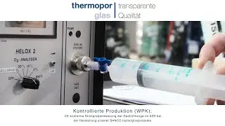 Qualit&auml;tssicherung: Kontrolle der Gasf&uuml;llmenge im Scheibenzwischenraum