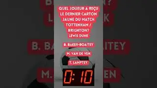 #tottenham_hotspur #brightonfc #question3