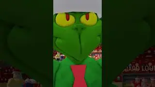 GRINCH'S PRISON RUN! (OBBY) ALL JUMPSCARES & WALKTHROUGH #roblox #shorts