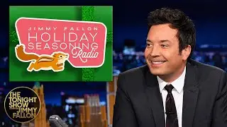 Jimmy Announces His New Holiday Seasoning Radio Channel on SiriusXM | The Tonight Show