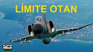 El F-4 Phantom II a BAJA ALTURA entre Bornholm y Copenhague | Vuelo REALISTA