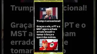Trump e Lula, sao amigos...
