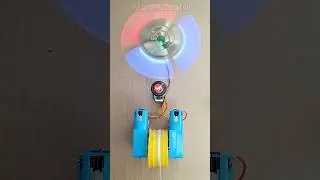 Turning 2Metal Gear Motors into 3-Blade Propeller with Spinning Cycle Light #DIYProjects #generator