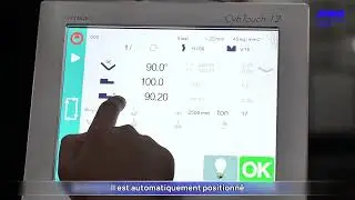 Comment effectuer la programmation de base du syst&egrave;me CYBELEC-CybTouch 12 pour presse plieuse