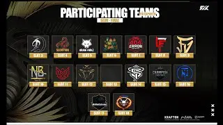PUBG MOBILE SEMIFINAL Live &ndash; FIX ESPORTS SERIES | Intense Battle&nbsp;|&nbsp;FIX&nbsp;ESPORTS