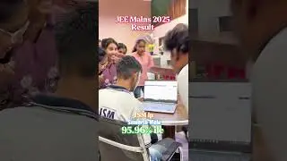 JEE Mains April 2025 result #jee #jeemains #reaction #studentreactions #happy #shorts